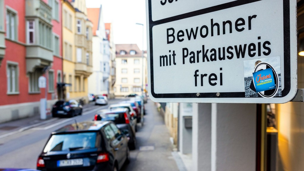 Schild für Anwohnerparken