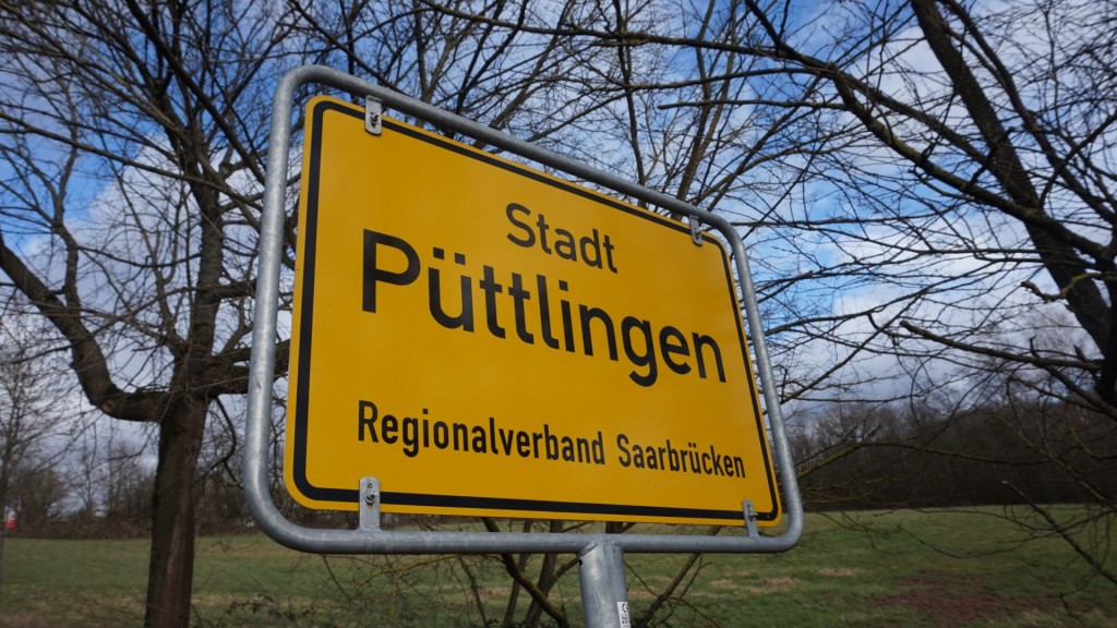 Ortsschild Püttlingen