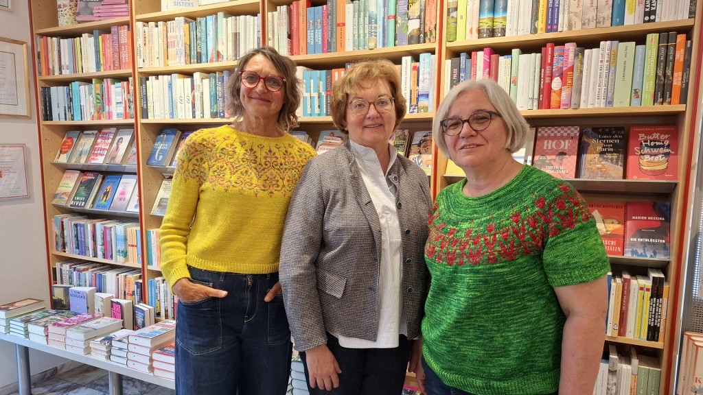 Strick-Lesekreis der Buchhandlung Rote Zora in Merzig 