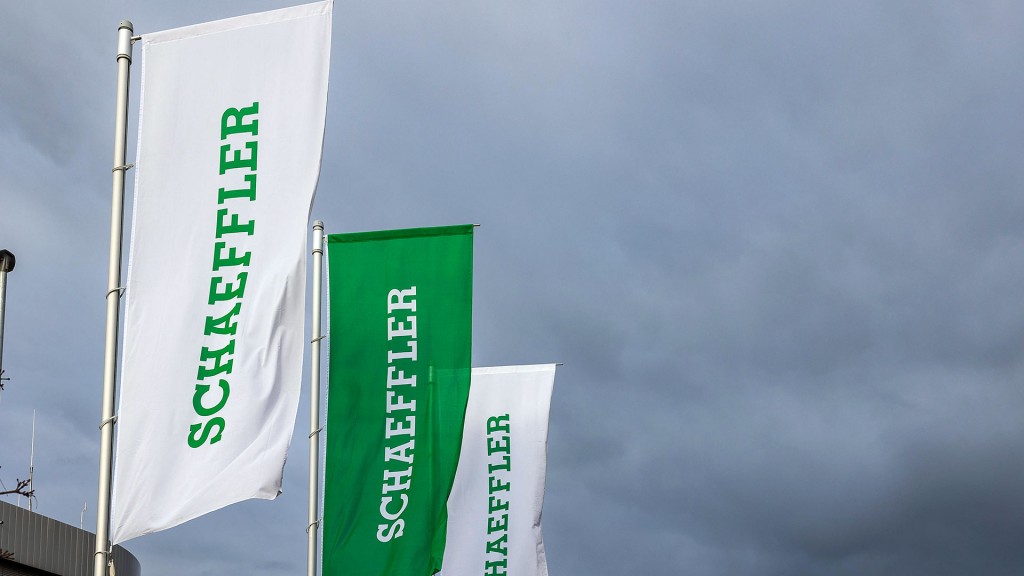 Foto: Fahnen der Firma Schaeffler
