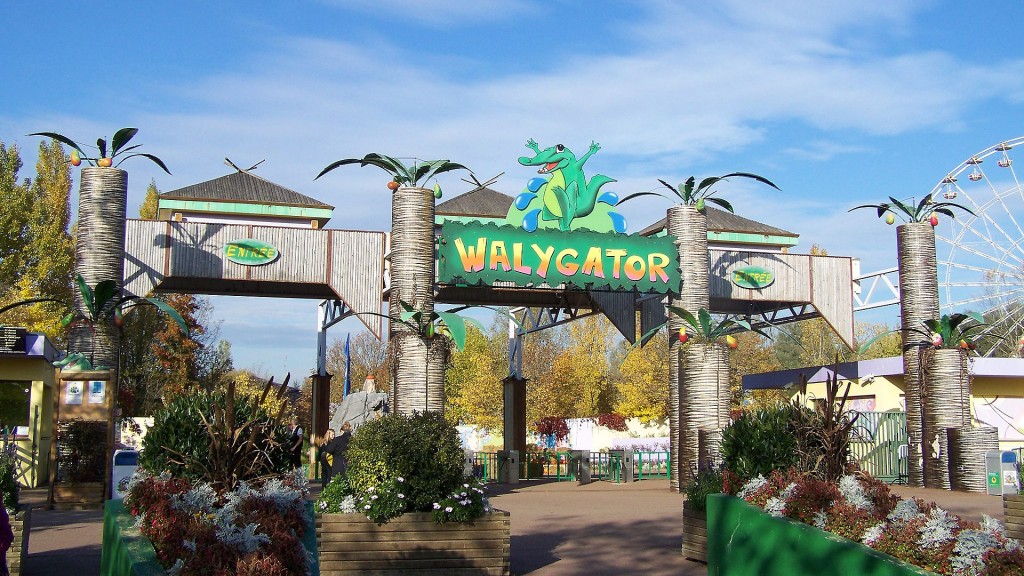 Der Eingang des Walygator-Parks