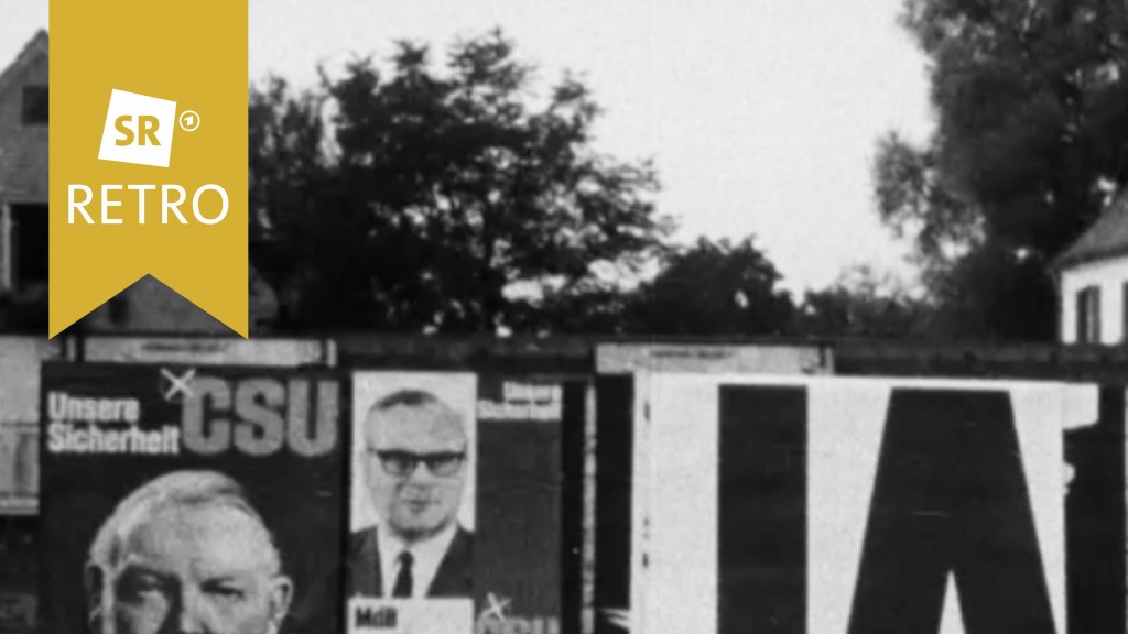 Wahlplakate Bundestagswahl 1965