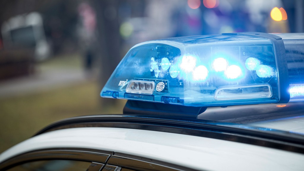 Foto: Blaulicht eines Polizeiwagens
