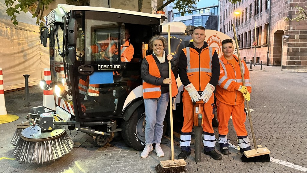 Simin unterwegs mit dem ZKE in Saarbrücken