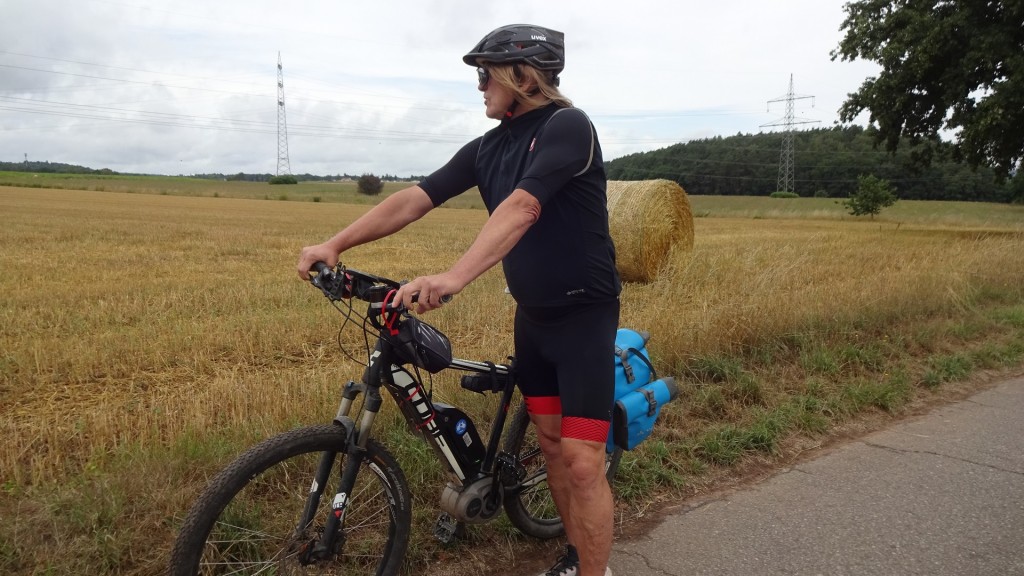 Mit Armin JUng von Lebach nach Kirkel- mit dem Fahrrad zur Arbeit