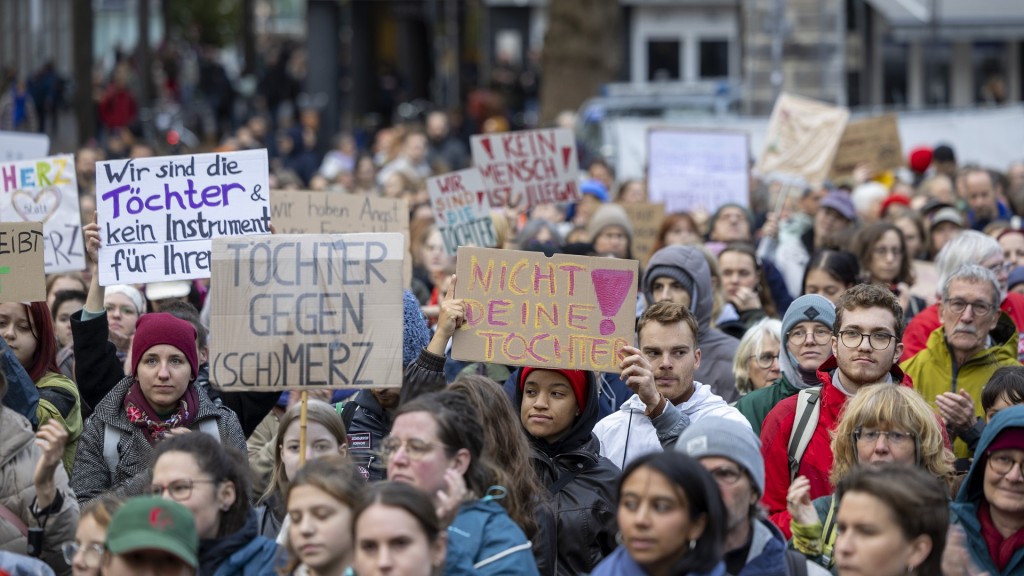 Demonstration gegen Merz' Stadtbild-Äußerung am 23.10.2025 in Köln