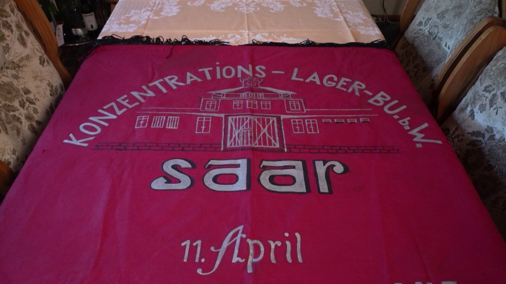 Fahne der “Lagergemeinschaft Saar”