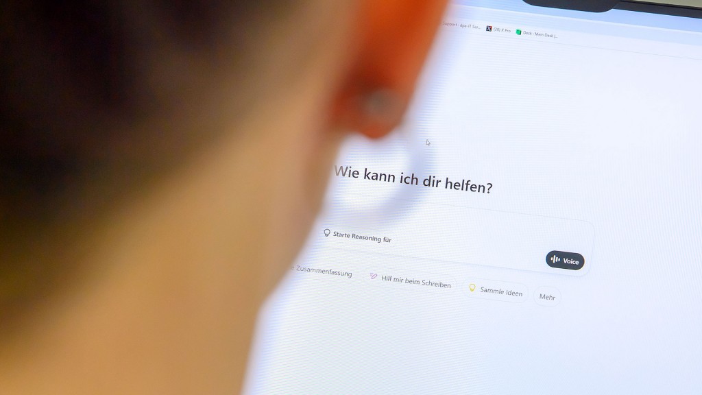 Jemand verwendet die OpenAI Software ChatGPT