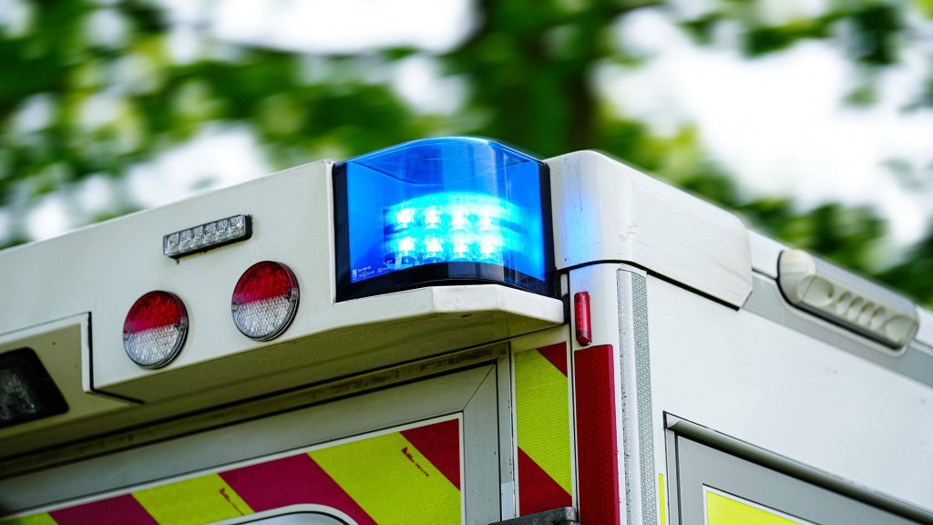 Blaulicht eines Rettungswagen