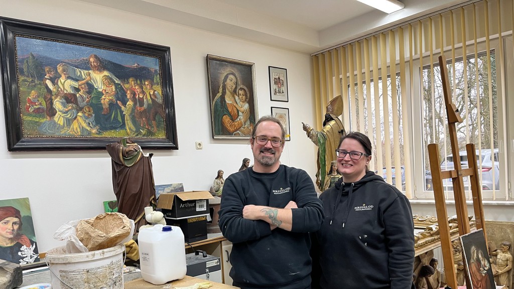 In der Werkstätte von Martin Mrziglod und Margit Merziglod-Leiß