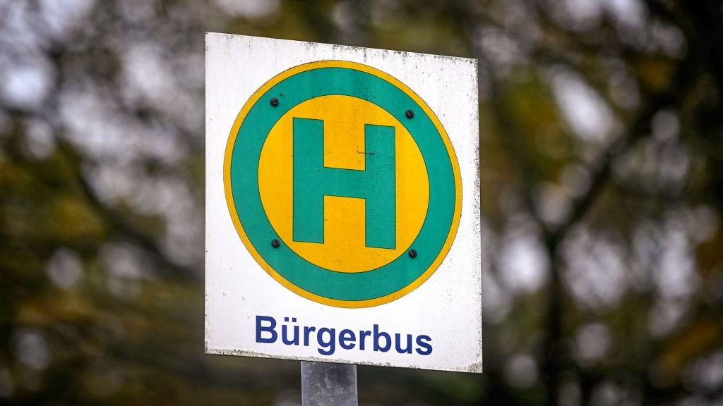 Haltestellenschild Bürgerbus