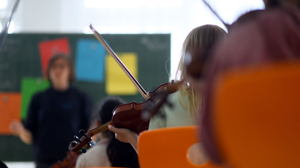 Musikunterricht in einer Schule