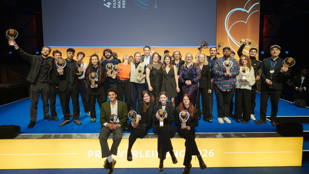 Foto: Gruppenbild der Preisträgerinnen und Preisträger des 47. Max Ophüls Filmfestivals