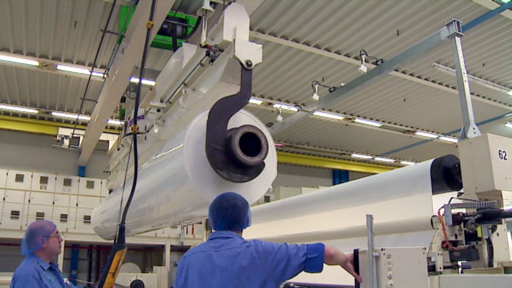 Das Folienwerk „Treofan“ in Neunkirchen