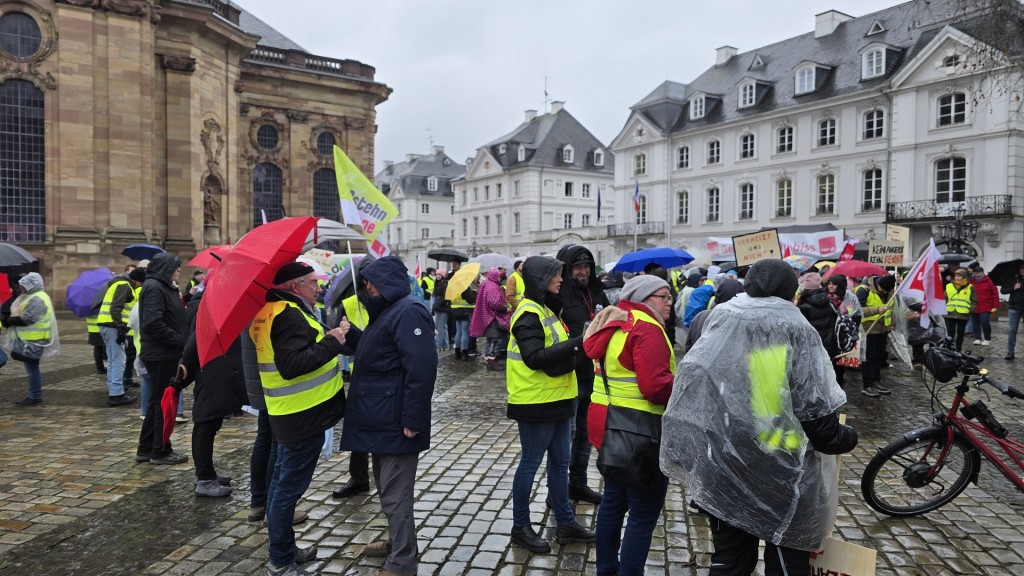 Streik in Saarbrücken 