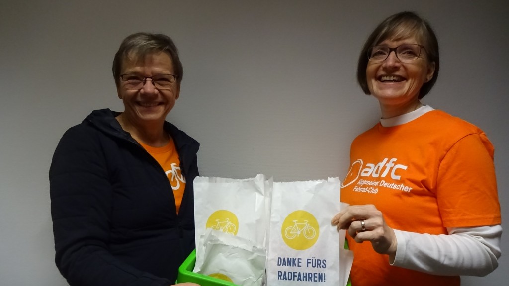 Ute Kirchhoff und Tanja Ridzewski, ADFC Landesverband Saar