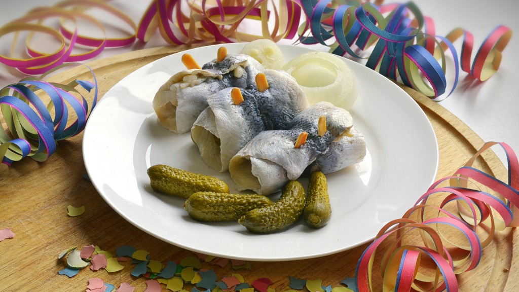 Symbolbild Aschermittwoch. Rollmops