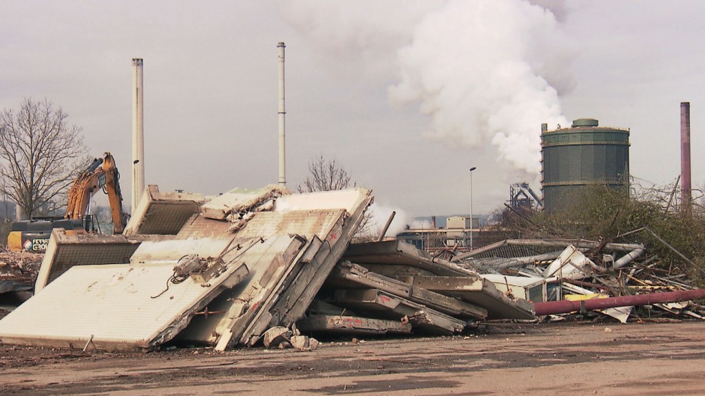 Foto: Ford-Gelände nach ersten Abrissarbeiten
