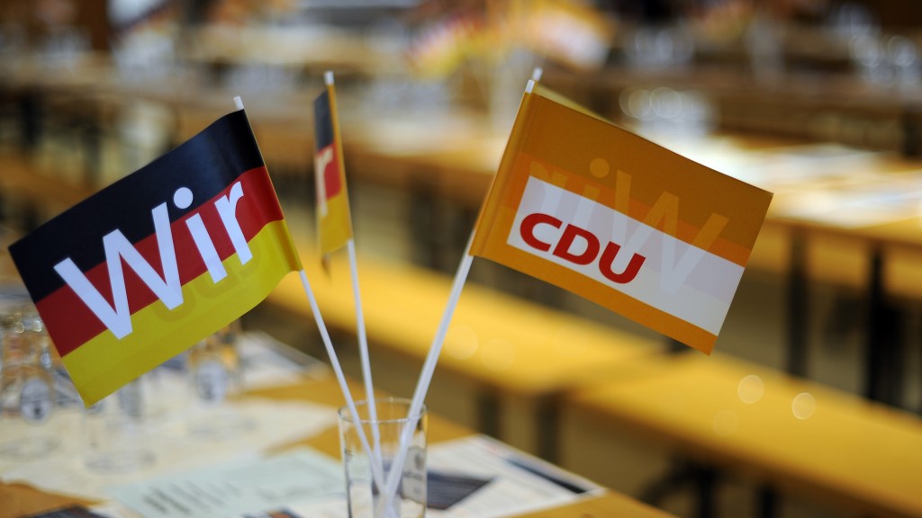 Fähnchen mit der Aufschrift 