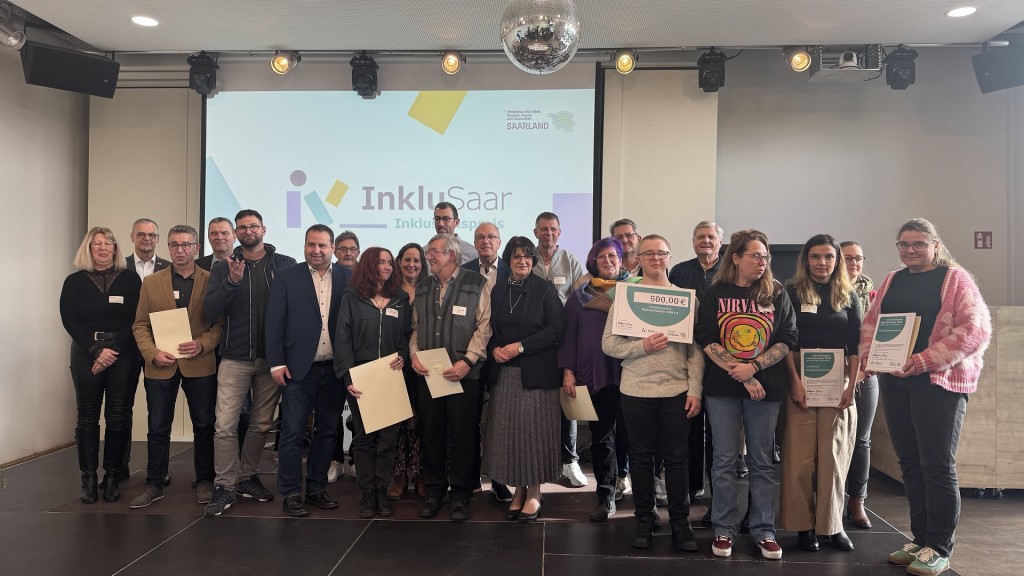 Preisträger des Saarländischen Inklusionspreises 2025 