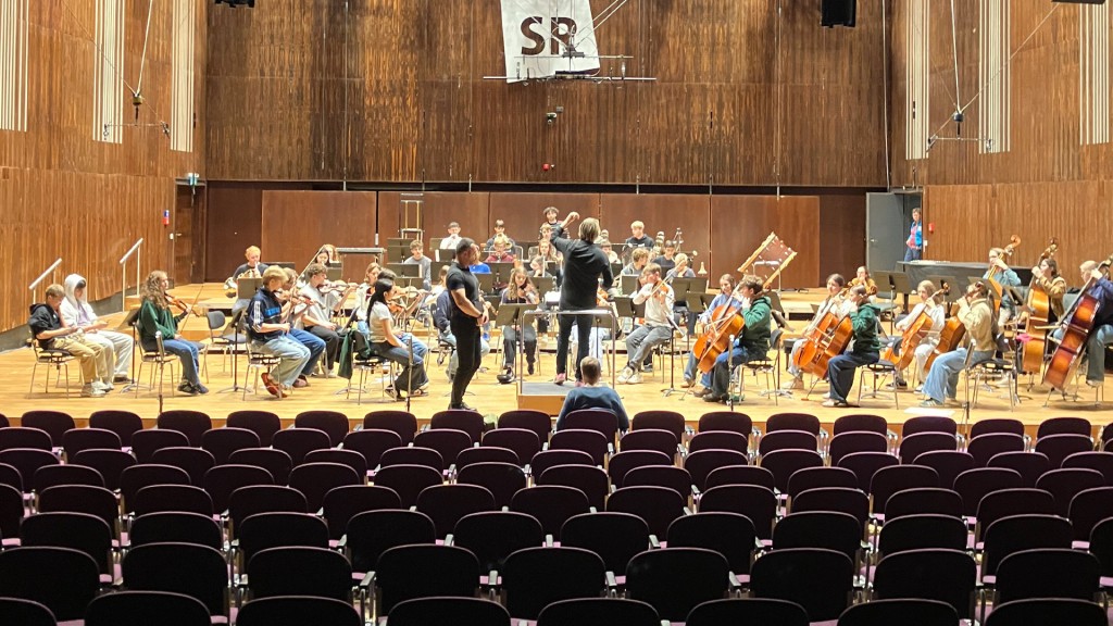 Probe für das Konzert 