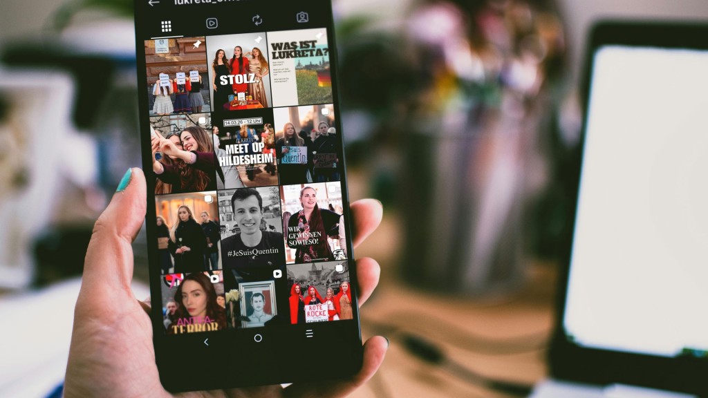 Bildmontage: Der rechtsextreme Instagram-Account „Lukreta“ auf einem Smartphone
