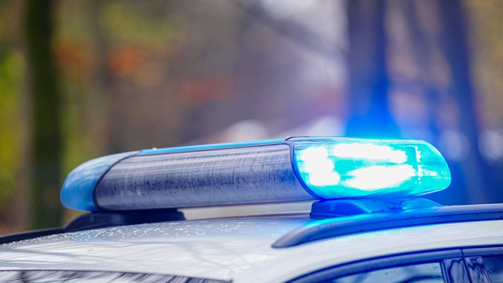 Foto: Blaulicht auf einem Polizeiauto