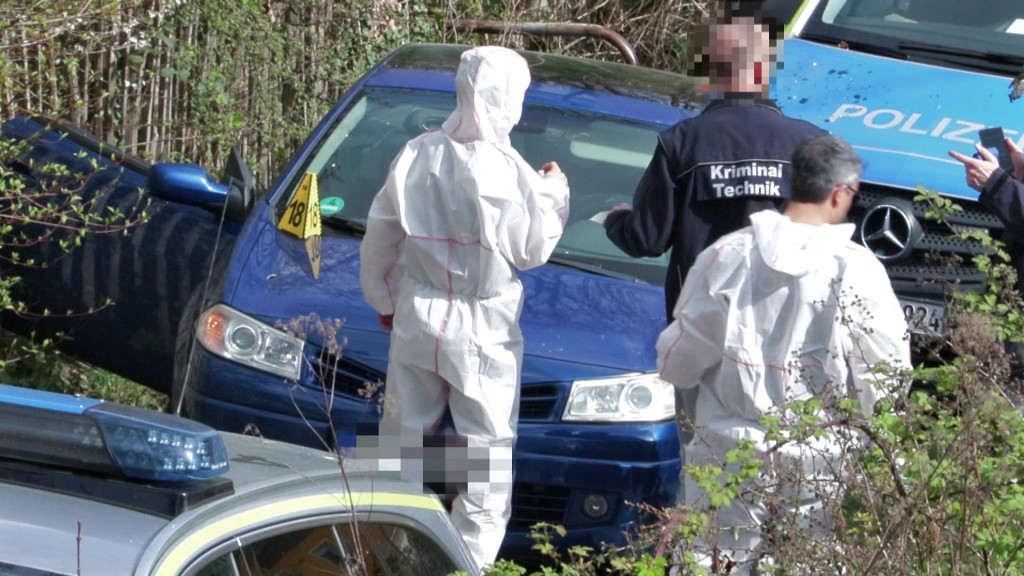 Foto: Der Tatort in Herrensohr nach den tödlichen Schüssen 