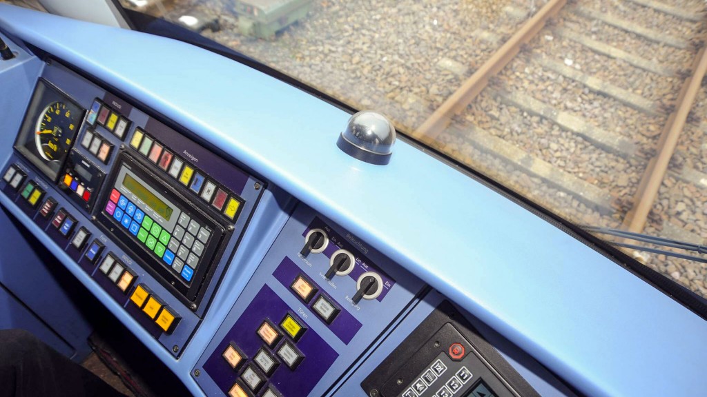 Fahrerkabine eines Saarbahn-Zuges