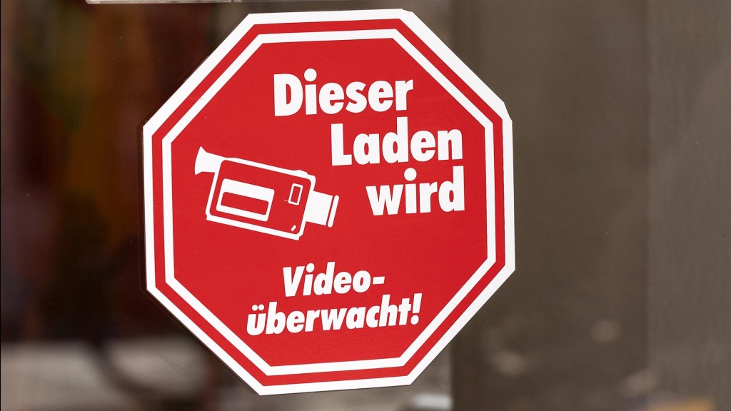 Schild „Videoüberwachung