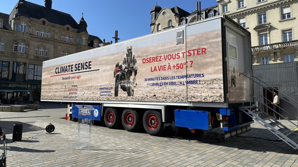 Climate Sense Lkw von außen