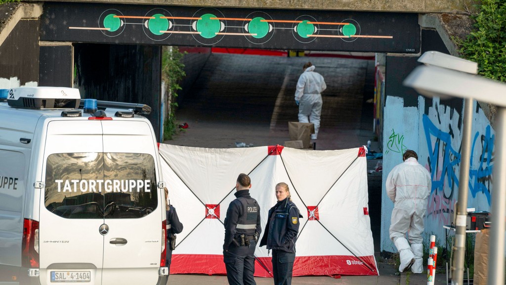 Polizeiliche Untersuchungen nach einer Explosion in Völklingen