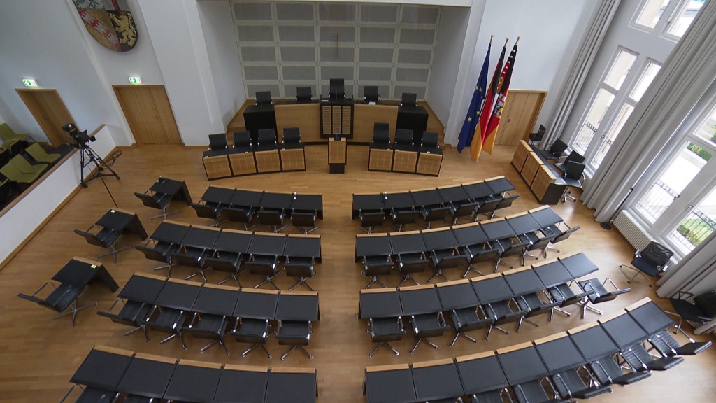 Plenarsaal Saarländischer Landtag