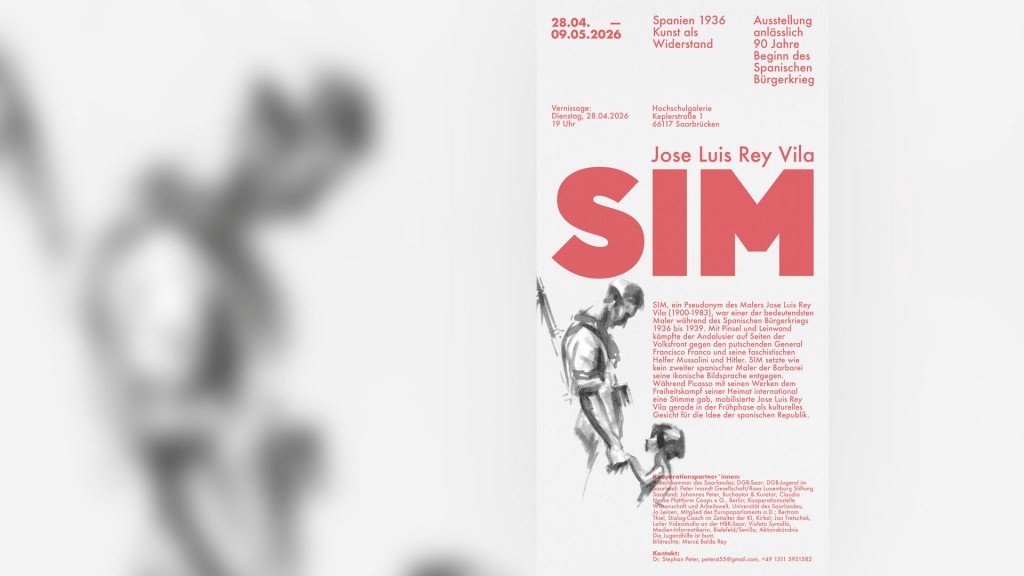 Ausstellungsplakat: José Luis Rey Vila