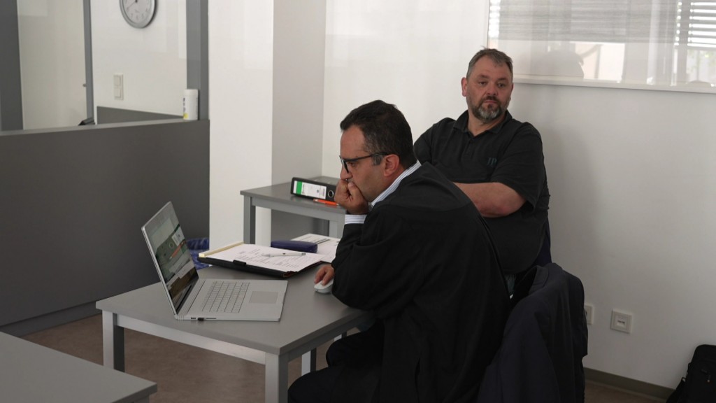 Foto: Schaufert beim Kündigungsprozess