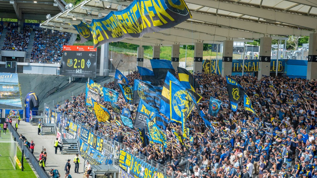 Foto: Fantribüne des 1. FC Saarbrücken