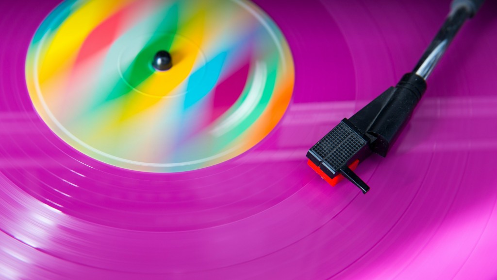 Bunte Schallplatte 