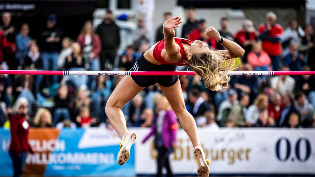 60. Internationales Pfingstsportfest; Rehlingen-Siersburg, 08.06.2025 Maryna Kovtunova (UKR) im Hochsprung