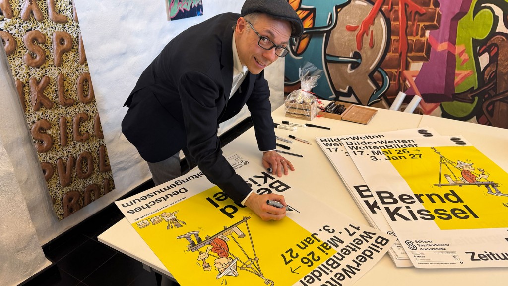 Comiczeichner Bernd Kissel
