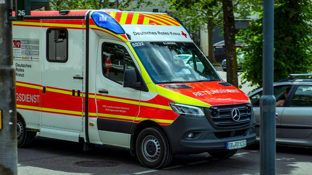 Foto: Ein Rettungswagen im Einsatz