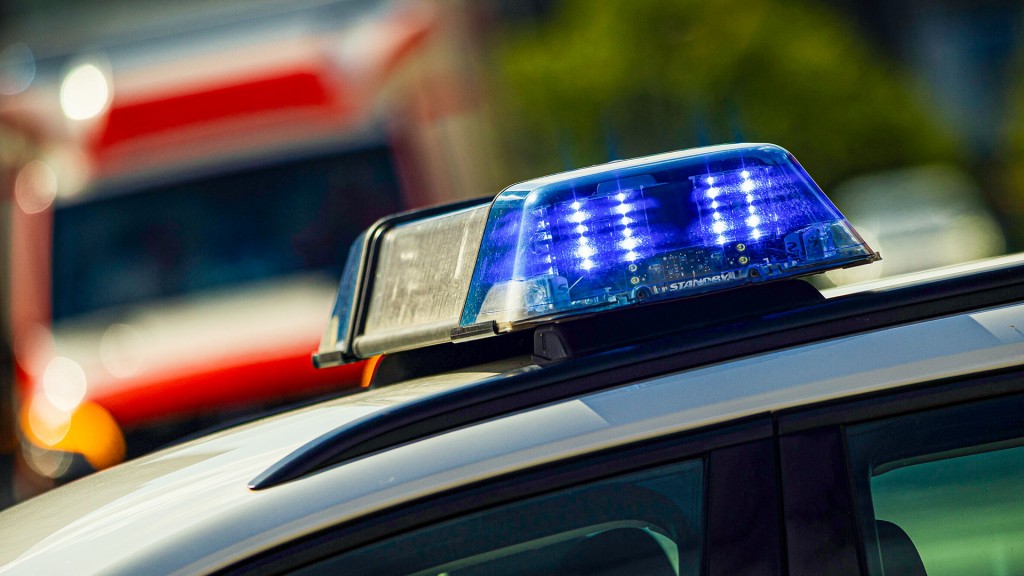 Foto: Blaulicht und Einsatzwagen