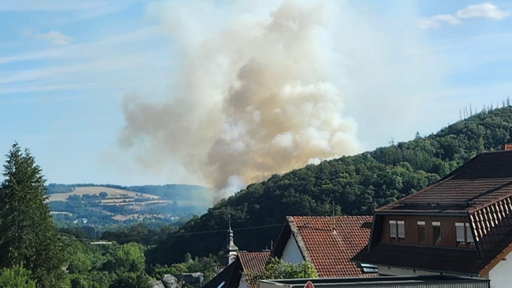 Foto: Brand in Nonnweiler.
