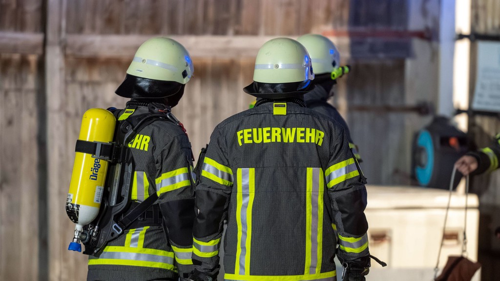 Feuerwehrleute im Einsatz