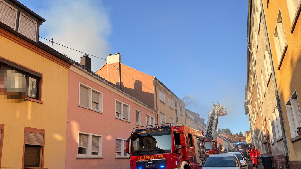 Feuerwehreinsatz am 7.8.2026 in der Grabenstraße Neunkirchen