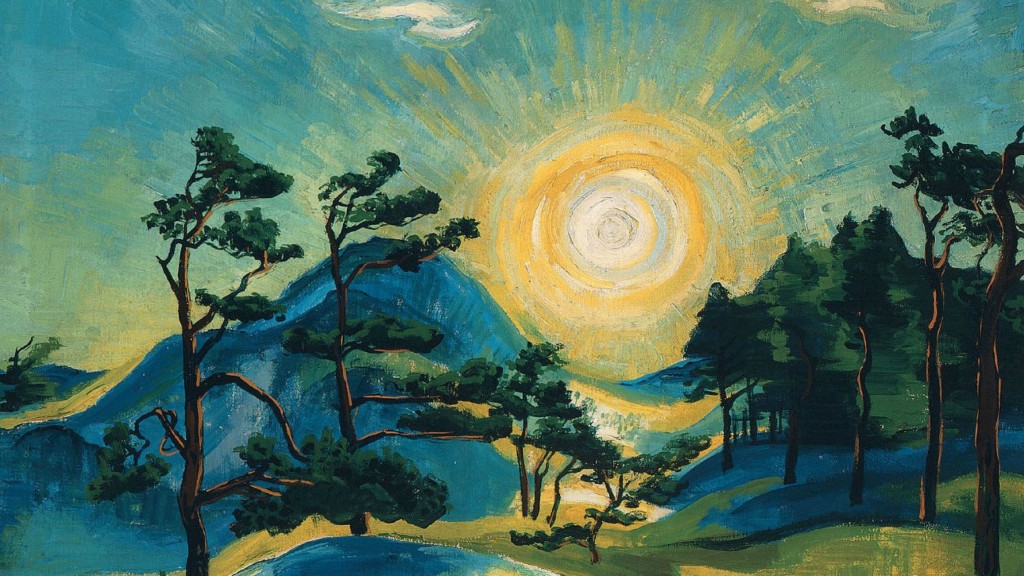 Max Pechstein, Aufgehende Sonne, 1933, Saarlandmuseum – Moderne Galerie, Stiftung Saarländischer Kulturbesitz