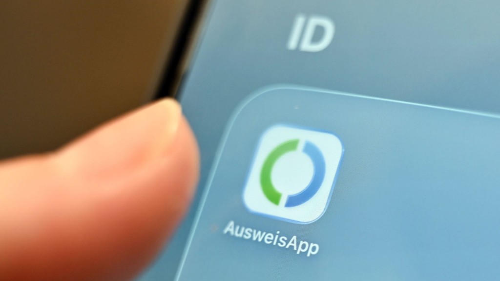 Auf einem Smartphone ist die AusweisApp des Bundes zu sehen