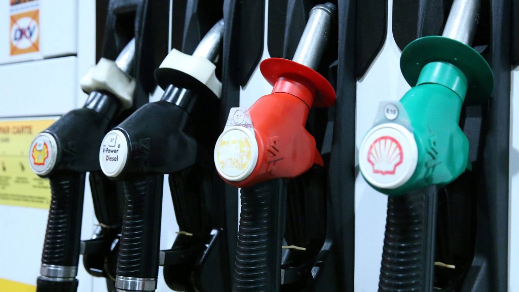 Foto: Zapfsäule an einer luxemburgischen Tankstelle
