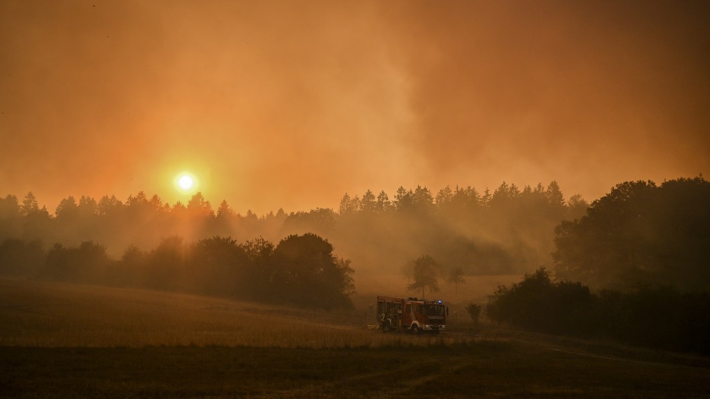 Waldbrände im Kreis Düren in der Eifel Hürtgenwald