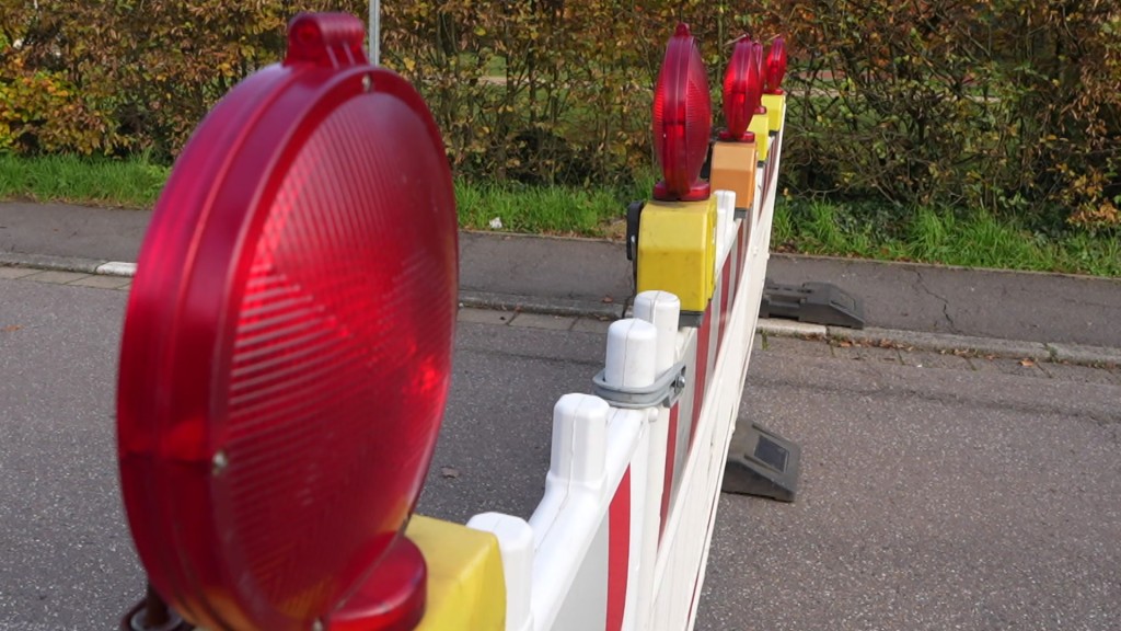 Eine Baustelle auf der L170