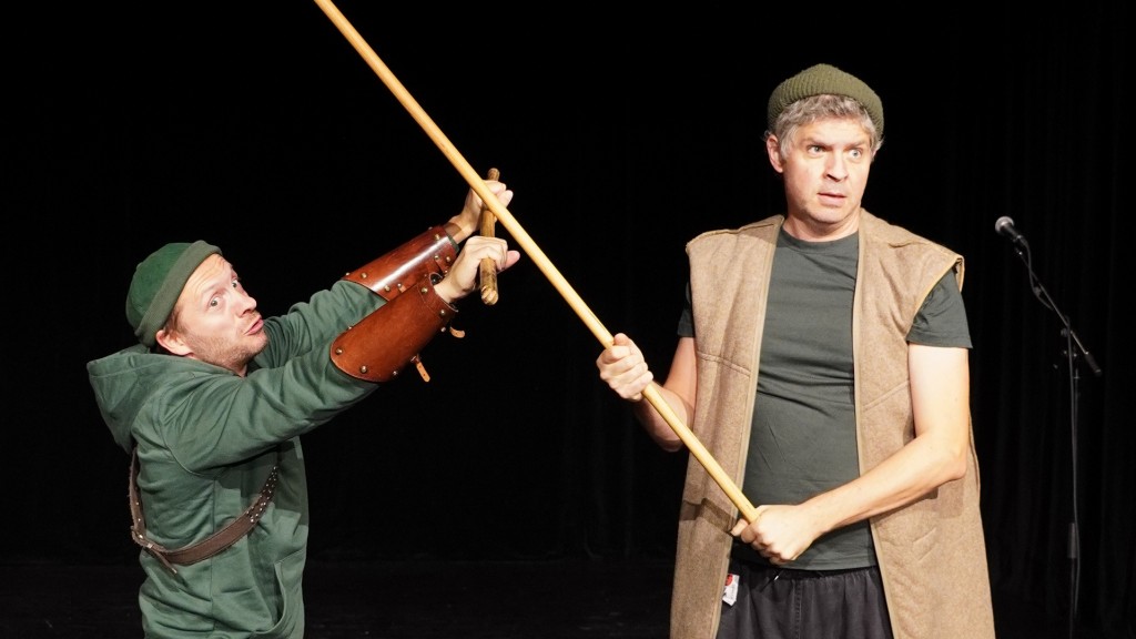 Probenfotos des Theaterstücks Robin Hood